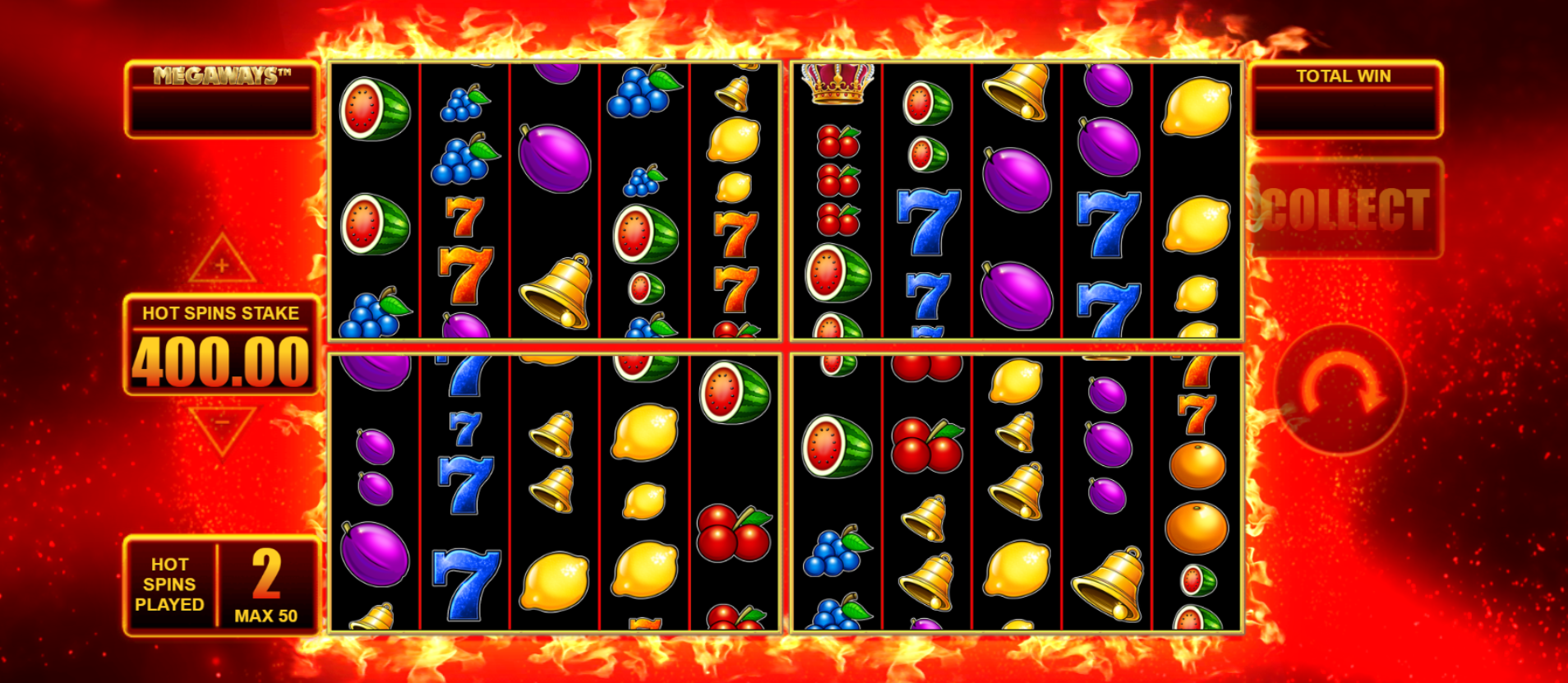 Δωρεάν περιστροφές σε περίπτωση νίκης στο demo fruits